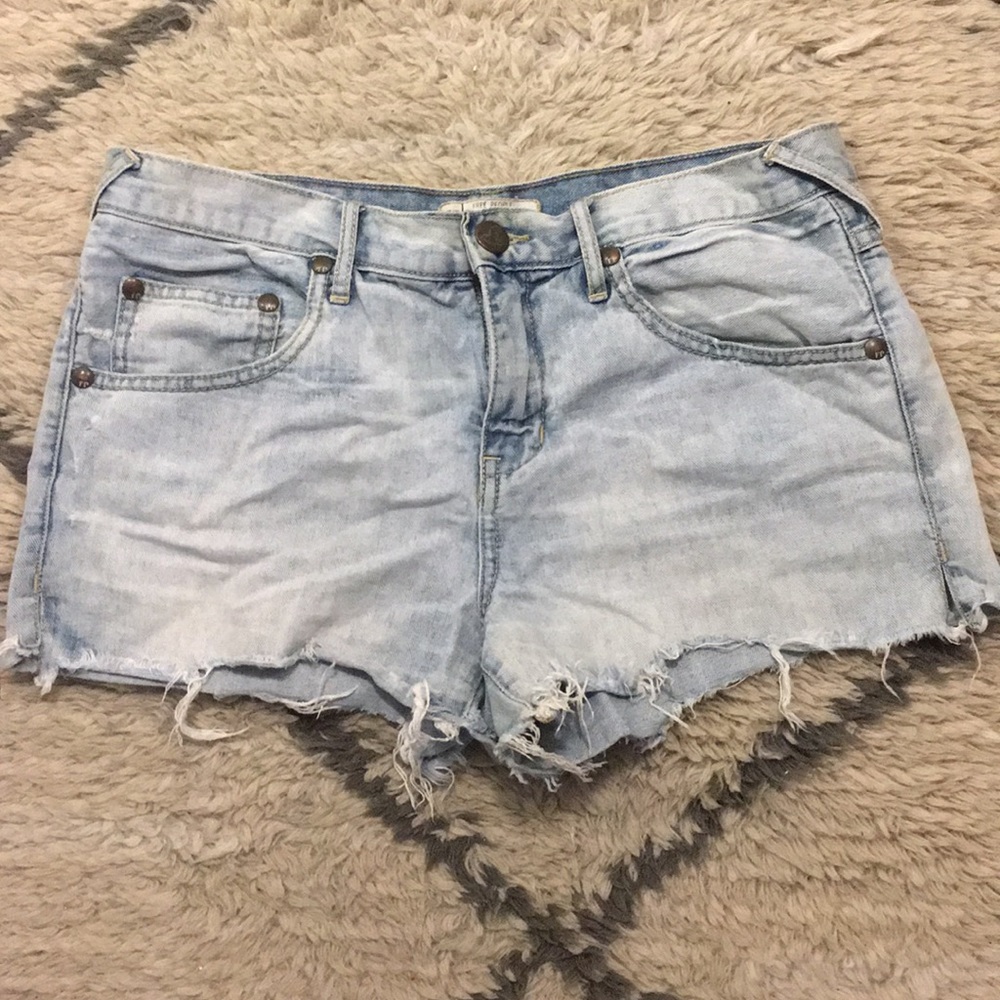 Free People distressed cutoff shorts